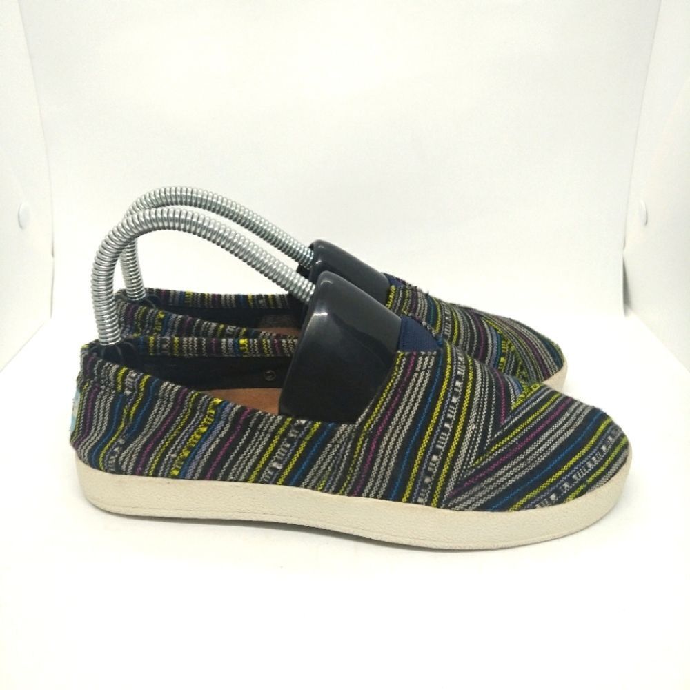 Toms Alpargata's Multicolor‎ Slip On Shoes Women's Size 6